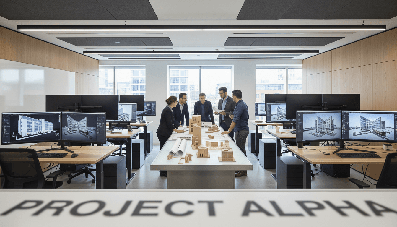 CUBICWORKS0 LTD team planning precision engineering solutions in London