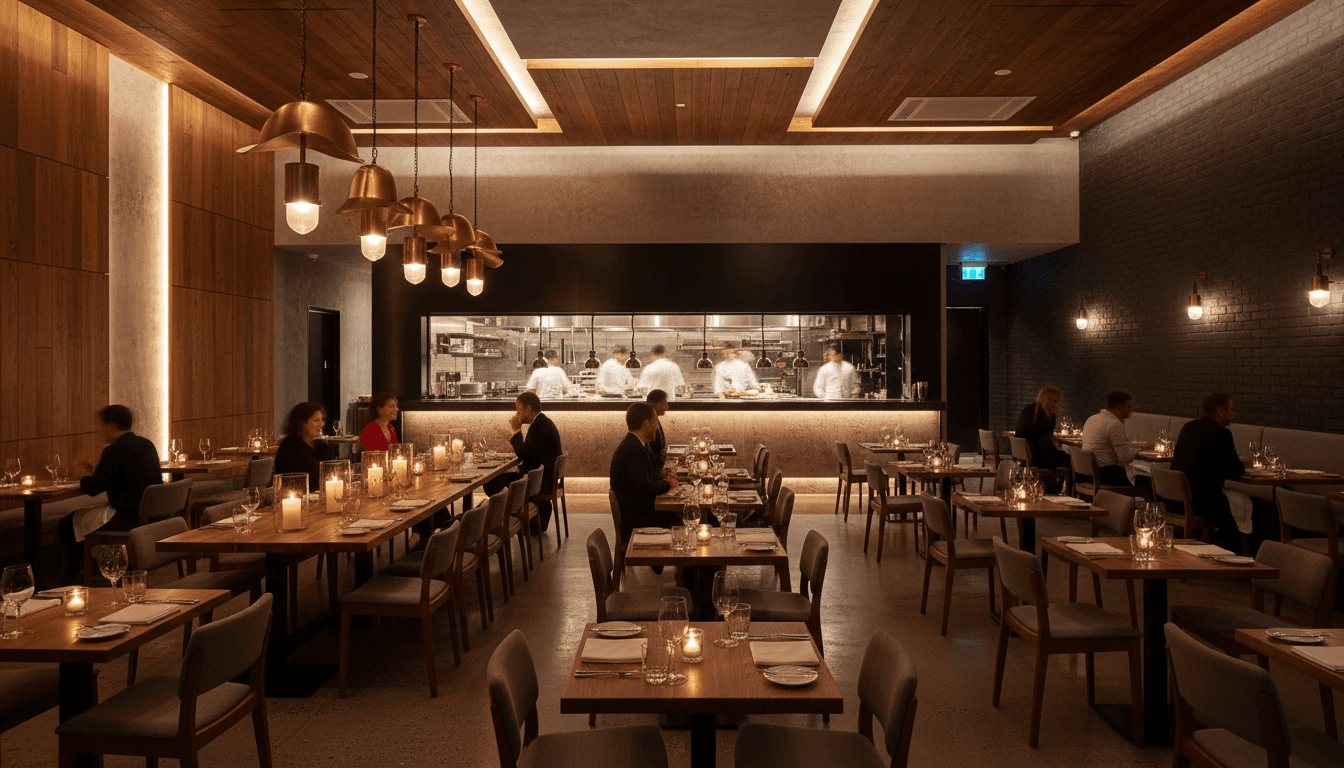 Completed commercial fit-out detail